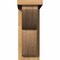 Ekena Millwork Crestline Smooth Corbel w/Backplate, Western Red Cedar, 5 1/2"W x 14"D x 14"H COR06X14X14CRE01SWR - alternate 3